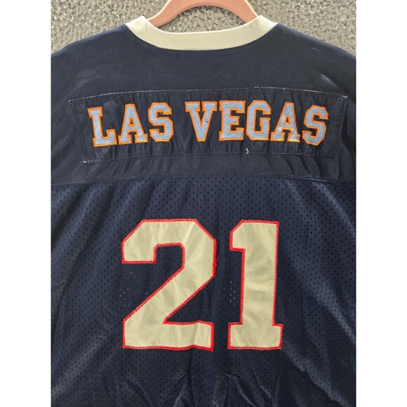 DC Classic Las Vegas Jersey Mens 2XL Navy Blue Gray 21 Short Sleeve Shirt Netted - Picture 5 of 7